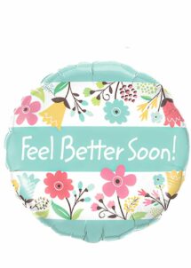 ballon message, ballon hélium, ballon bon rétablissement, ballon feel better soon, Ballon Feel Better Soon, en Aluminium