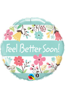 ballon message, ballon hélium, ballon bon rétablissement, ballon feel better soon, Ballon Feel Better Soon!, en Aluminium