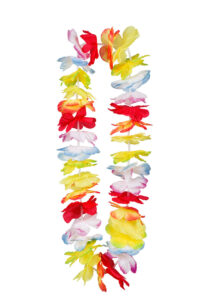 collier de fleurs, collier hawaïen, collier Hawaii