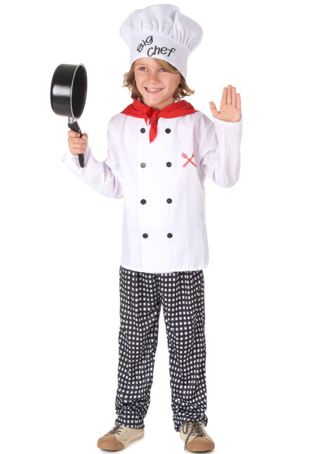 déguisement cuisinier enfant, costume cuisinier garçon, toque de chef enfant, Déguisement de Cuisinier, Enfant