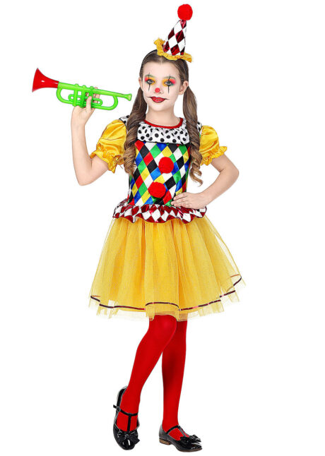 déguisement de clown fille, costume clown fille, déguisements enfants, déguisements filles, Déguisement de Clown Arlequin, Fille