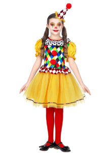 déguisement de clown fille, costume clown fille, déguisements enfants, déguisements filles, Déguisement de Clown Arlequin, Fille