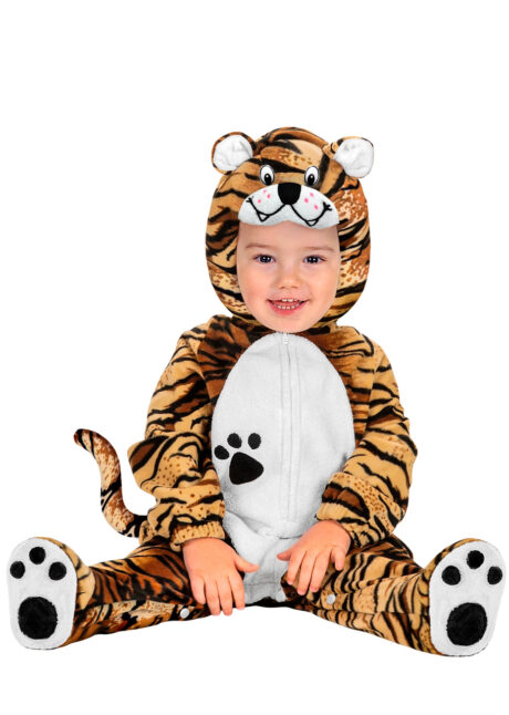 déguisement de tigre bébé, déguisement bébé carnaval, costume de tigre bébé, Déguisement de Tigre, avec Empreintes, Bébé