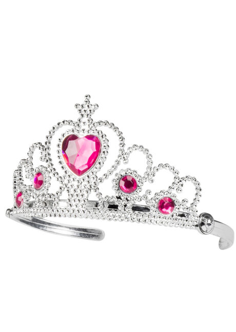 couronne de princesse fille, diadème de princesse fille, couronne de princesse enfant, Couronne de Princesse avec Pierres Roses