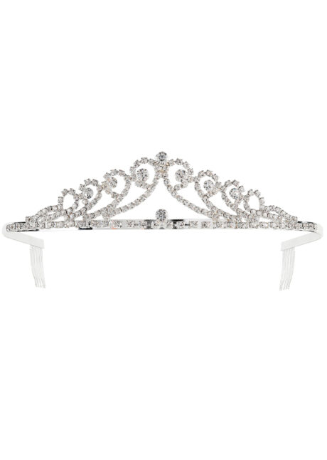 couronne de reine, diadème princesse, couronne de princesse, tiare, Diadème de Princesse, Métal et Strass