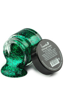 gel paillettes vertes, paillettes visages, paillettes vertes en gel, Paillettes Vertes, Poudre Chunky