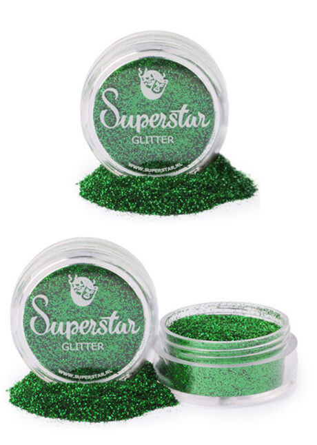 paillettes vertes fines, paillettes visage, poudre paillettes, Paillettes Vertes, Poudre Libre Fine, Superstar