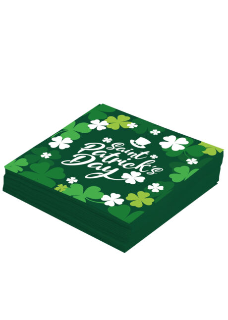 serviettes Saint Patrick, vaisselle jetable Saint Patrick, serviettes en papier saint Patrick, Irlande, Vaisselle Saint Patrick, Serviettes