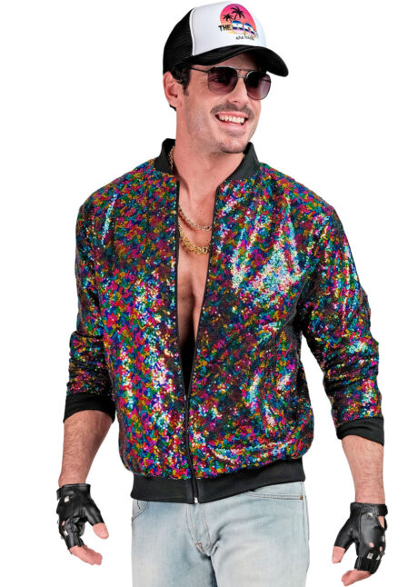 blouson paillettes, veste paillettes, bombers paillettes, paillettes multicolores sequins, veste disco, Blouson Bombers, Paillettes Sequins, Multi