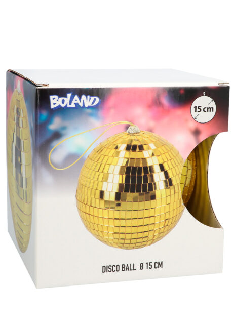 boule disco, boule à facettes, boule disco dorée, Boule à Facettes, Boule Disco Dorée, 15 cm