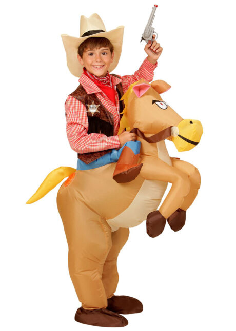 costume gonflable, déguisement gonflable pour enfant, déguisement gonflable cowboy rodéo, Déguisement Gonflable, Cowboy Rodéo, Enfant