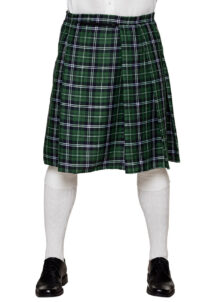 kilt Saint Patrick, kilt écossais, kilt écossais vert