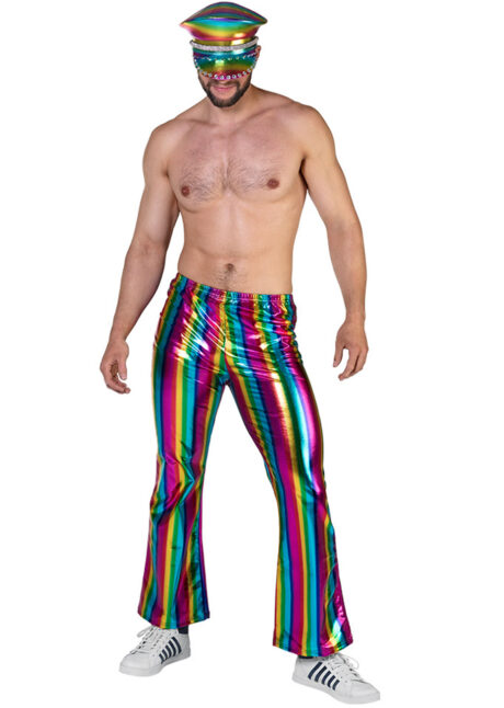 pantalon disco, pantalon pattes d'éph, pantalon pattes def, pantalon pattes d'éléphant, pantalon multicolore, Pantalon Disco, Multicolore Brillant