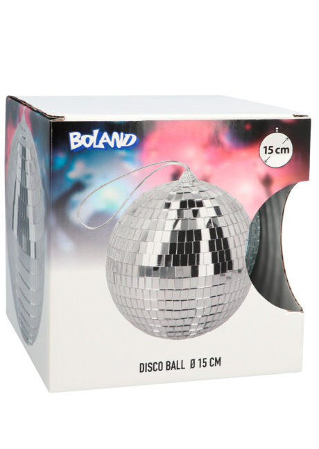 boule disco, boule à facettes, boule disco argent, Boule à Facettes, Boule Disco Argent, 15 cm