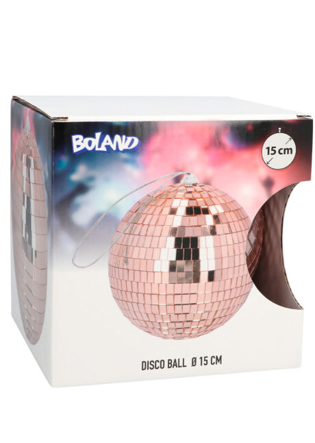 boule disco, boule à facettes, boule disco rose gold, Boule à Facettes, Boule Disco Rose Gold, 15 cm