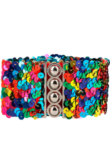 ceinture paillettes, ceinture sequins, accessoire paillettes, Ceinture Paillettes Sequins, Multicolore