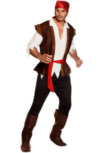 déguisement de pirate adulte, costume de pirate homme, déguisement pirate homme