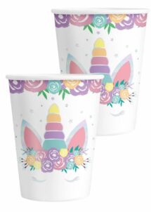 anniversaire licorne, gobelets licorne, anniversaire thème licorne