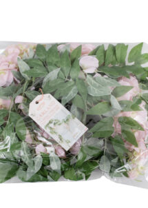 guirlande de fleurs en tissu, fleurs artificielles, guirlande de glycine, guirlande fausses fleurs, Ginger ray