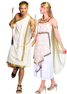 déguisement couple dieux grecs, costume couple grecs et romains, déguisement dieu grec couple