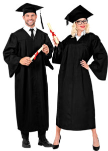 déguisements couple diplômés, costumes couples lauréats, déguisements duo de diplômés