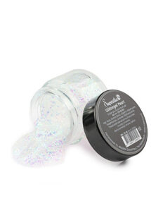 paillettes de maquillage, gel paillettes visage et corps, paillettes maquillage blanches