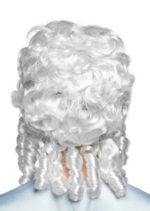 perruque de marquise, perruque blanche princesse, perruque historique femme