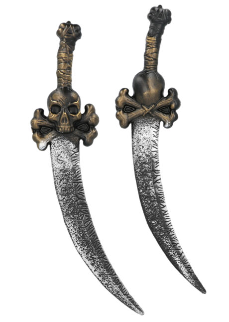 épée de pirate, sabre de pirate, Sabre de Pirate 59 cm – Lame Fer Vieilli et Tête de Mort