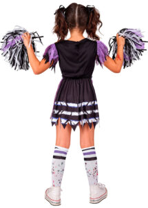 déguisement cheerleader zombie fille, déguisement pompom girl zombie fille, déguisement halloween fille