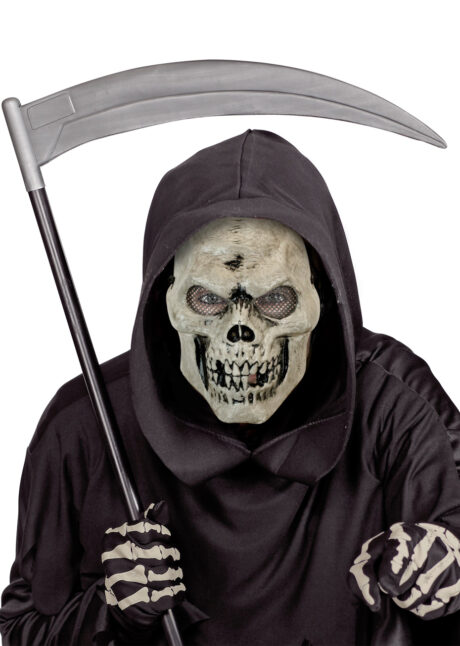 masque de squelette, masque tête de mort, masque halloween, Masque de Squelette, avec Filet sur les Yeux