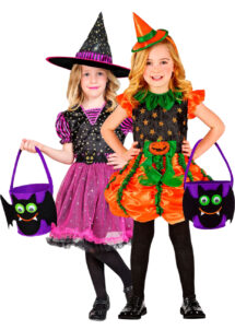 sacs à bonbons, panier à bonbons Halloween, chaudron bonbon Halloween