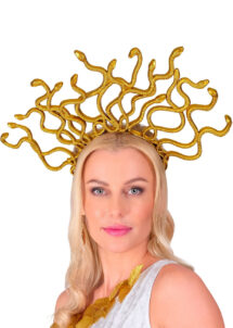 serre-tête Medusa, coiffe de Medusa, serre-tête serpents