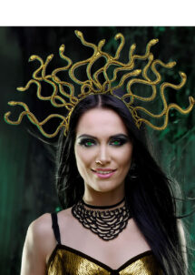 serre-tête Medusa, coiffe de Medusa, serre-tête serpents