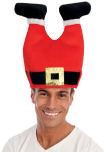 chapeau de Noël, bonnet de Noël, chapeau de Père Noël cheminée