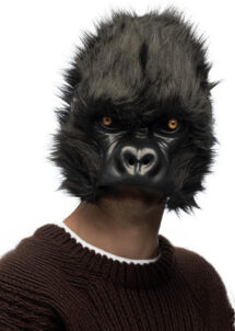 masque de gorille fourrure, masque gorille fourrure