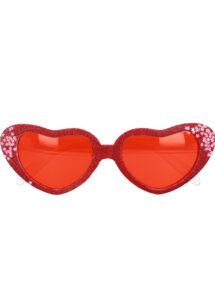 lunettes coeurs rouges, lunettes coeurs, lunettes déguisements