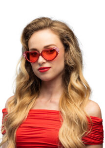 lunettes coeurs rouges, lunettes coeurs, lunettes déguisements