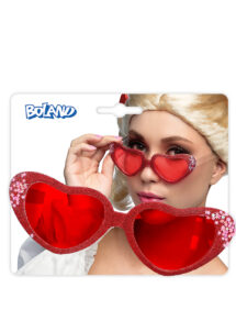 lunettes coeurs rouges, lunettes coeurs, lunettes déguisements