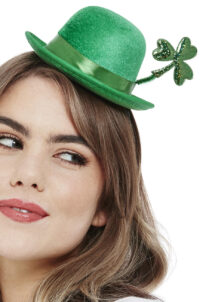 chapeau saint patrick, accessoire saint patrick, trèfle saint patrick, serre tête saint patrick, irlandaise