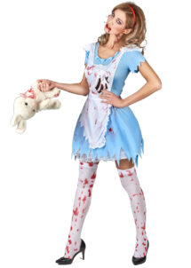 déguisement Halloween, déguisement Alice Zombie, déguisement femme zombie, costume halloween