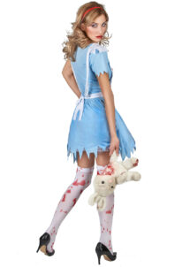 déguisement Halloween, déguisement Alice Zombie, déguisement femme ensanglanté, costume halloween