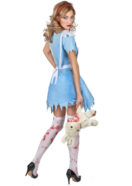 déguisement Halloween, déguisement Alice Zombie, déguisement femme ensanglanté, costume halloween, Déguisement Alice Zombie