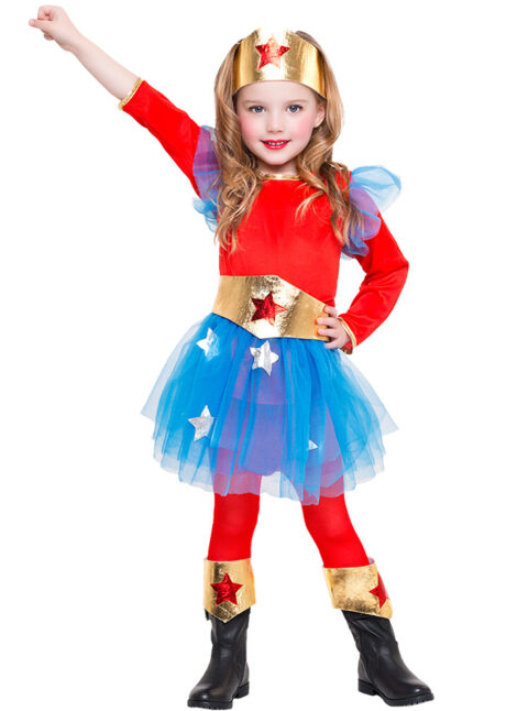 déguisement de super héroïne enfant, déguisement wonder Woman fille, Déguisement de Super Héroïne, Baby Fille
