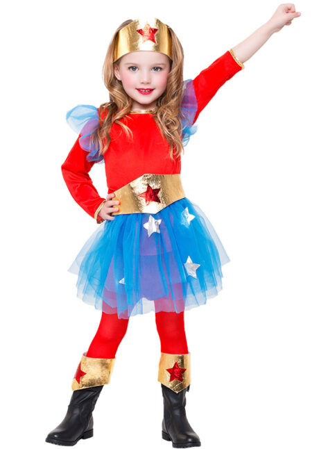 déguisement de super héroïne enfant, déguisement wonder Woman fille, Déguisement de Super Héroïne, Baby Fille