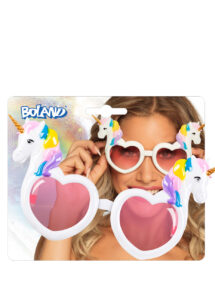 lunettes coeurs licornes, lunettes licornes, lunettes coeurs