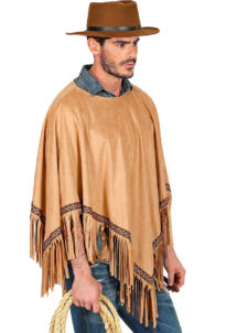 poncho indien, poncho hippie, déguisement indien cowboy