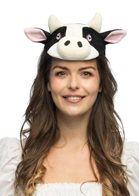 serre tête vache, coiffe de vache, chapeau vache, accessoire animaux ferme, Serre Tête de Vache