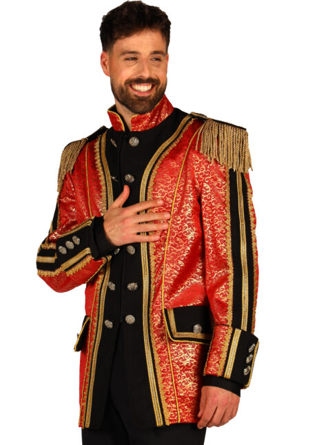 déguisement chef de fanfare, Déguisement de Dompteur Loyal, Rétro Classic, Rouge, Premium