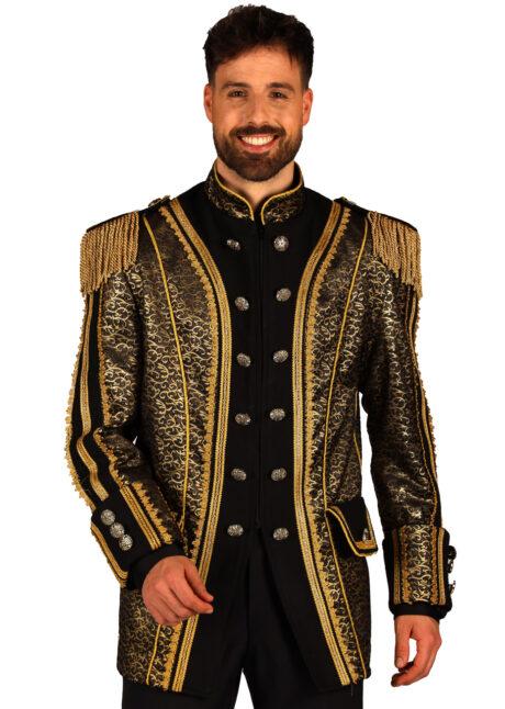 déguisement monsieur loyal, déguisement dompteur, déguisement cirque, veste premium homme, Déguisement de Dompteur Loyal, Rétro Classic, Noir, Premium