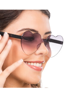 lunettes coeurs sans monture, lunettes coeurs noirs